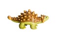 Plastic dinosaur toy Ankylosaurus