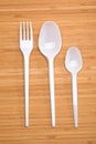 Plastic disposable cutlery