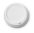 Plastic disposable top coffee cap Royalty Free Stock Photo