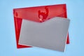 Plastic Document Envelope Royalty Free Stock Photo