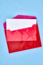 Plastic Document Envelope Royalty Free Stock Photo
