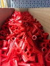 Plastic dowels Royalty Free Stock Photo
