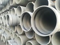 Plastic drain pipes pvc Royalty Free Stock Photo