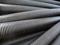 Plastic Drainage Pipes Royalty Free Stock Photo