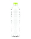 Plastic drinking water bottle on white background with clipping path Royalty Free Stock Photo