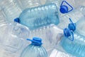 Plastic drinking water bottles Royalty Free Stock Photo