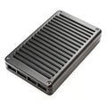 Plastic external SSD case with heat dissipation Royalty Free Stock Photo