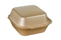 Plastic Fast Food Box Royalty Free Stock Photo