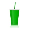 Plastic fastfood cup for beverages