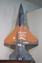 Model toy jet painted with National Park Service imagery