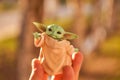 10.07.2020 Plastic figure of baby Yoda from the TV series Mandalorets