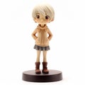 Cartoonish Innocence: Anime Figurine With Sweater And Boots