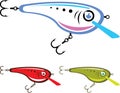 Plastic Fishing Lure Vector Art