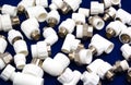 Plastic fittings Royalty Free Stock Photo