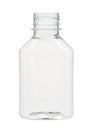 Plastic flat bottle disposable