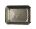 Plastic foam food tray isolated Royalty Free Stock Photo