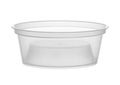 Plastic food cup disposable Royalty Free Stock Photo