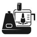 Plastic food processor icon, simple style Royalty Free Stock Photo