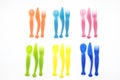 Plastic forks Royalty Free Stock Photo