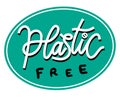 Plastic free sticker