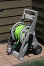 Plastic Garden Hose Reel Cart with Wheels