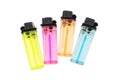 Plastic Gas Lighters Royalty Free Stock Photo