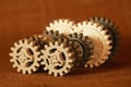Plastic gears Royalty Free Stock Photo
