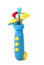 Plastic golf set toy i Royalty Free Stock Photo