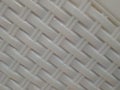 plastic with a gray woven bamboo pattern Royalty Free Stock Photo