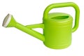 Plastic green Garden watering can Royalty Free Stock Photo