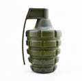plastic grenade, green color, water bottle Royalty Free Stock Photo