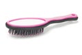 Plastic Hairbrush with Mirror Royalty Free Stock Photo