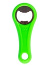 Plastic handle for opening beer bottles, isolate on a white background Royalty Free Stock Photo