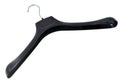 Plastic hanger on a white background Royalty Free Stock Photo