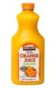 Plastic Jar of Kirkland brand Pasteurized Pure Orange Juice