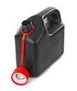 Plastic jerrycan Royalty Free Stock Photo