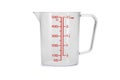 Plastic kitchen measuring cup Royalty Free Stock Photo