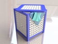 Plastic Laundry Basket in 3D