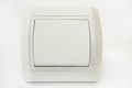 Plastic light switch Royalty Free Stock Photo