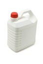 Plastic lubrication oil container Royalty Free Stock Photo