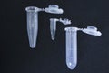 Plastic microtubes, different volumes: 2 ml - 1.5 ml - 0.2 ml. Labware