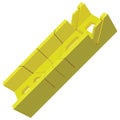 Plastic miter box Royalty Free Stock Photo