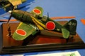 Plastic model Mitsubishi J2M3 Raiden airplane - Athens, Greece