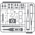 Plastic model set of medical instrument