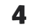 Plastic number four Royalty Free Stock Photo