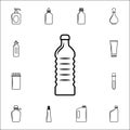 plastic oil bottle icon. Bottle icons universal set for web and mobile Royalty Free Stock Photo