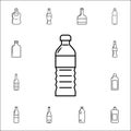 plastic oil bottle icon. Bottle icons universal set for web and mobile Royalty Free Stock Photo