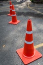 Plastic orange cone