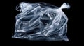 Plastic packaging bag isolated Royalty Free Stock Photo