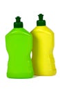 Plastic packaging bottles (isolated)